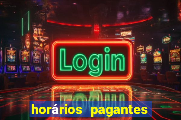 horários pagantes pg soft